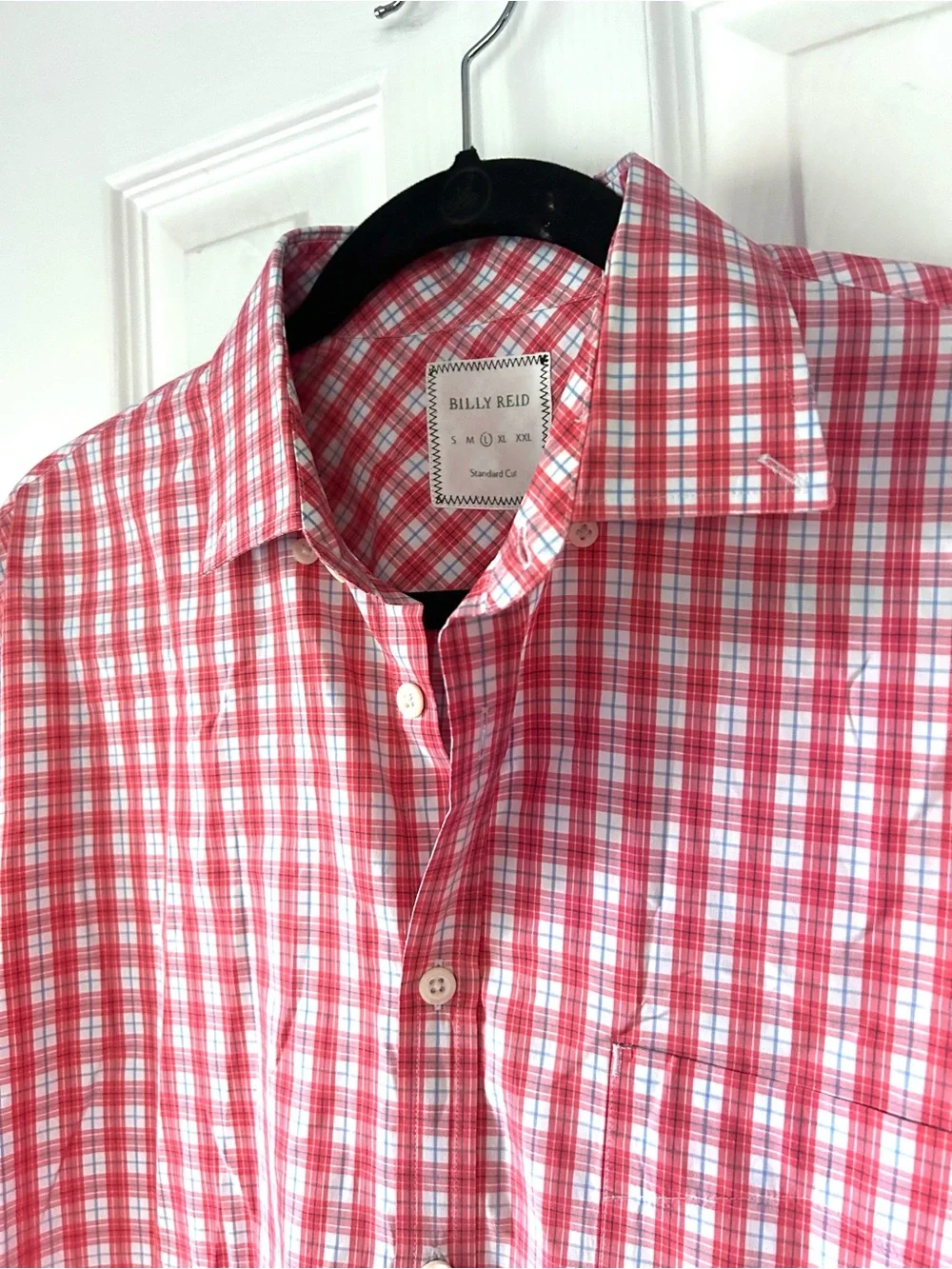 Billy Reid Men’s Plaid Button Down Shirt Size L Standard Cut